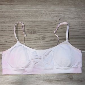Pink & White Bra, Hanes